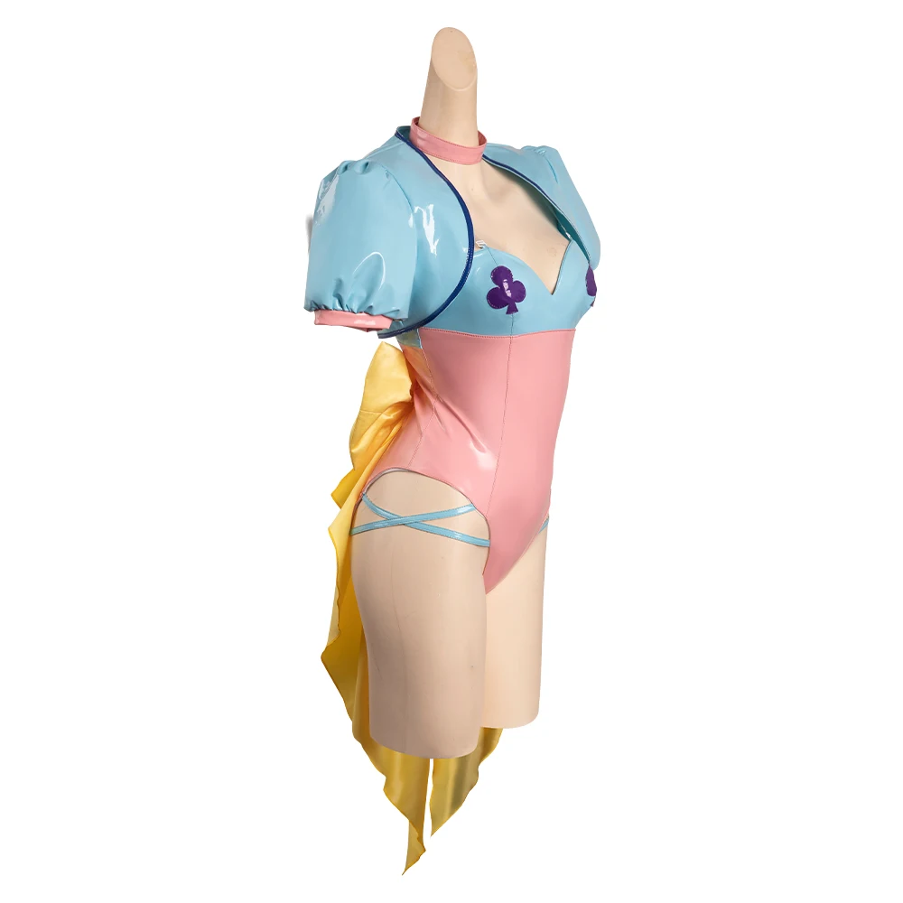 Costume Cosplay de Dessin Animé Hisoka pour Femme Adulte, Combinaison de Lapin pour Bol, Tenues de Bande de Sauna, Tenue d'Halloween, Carnaval Trempé