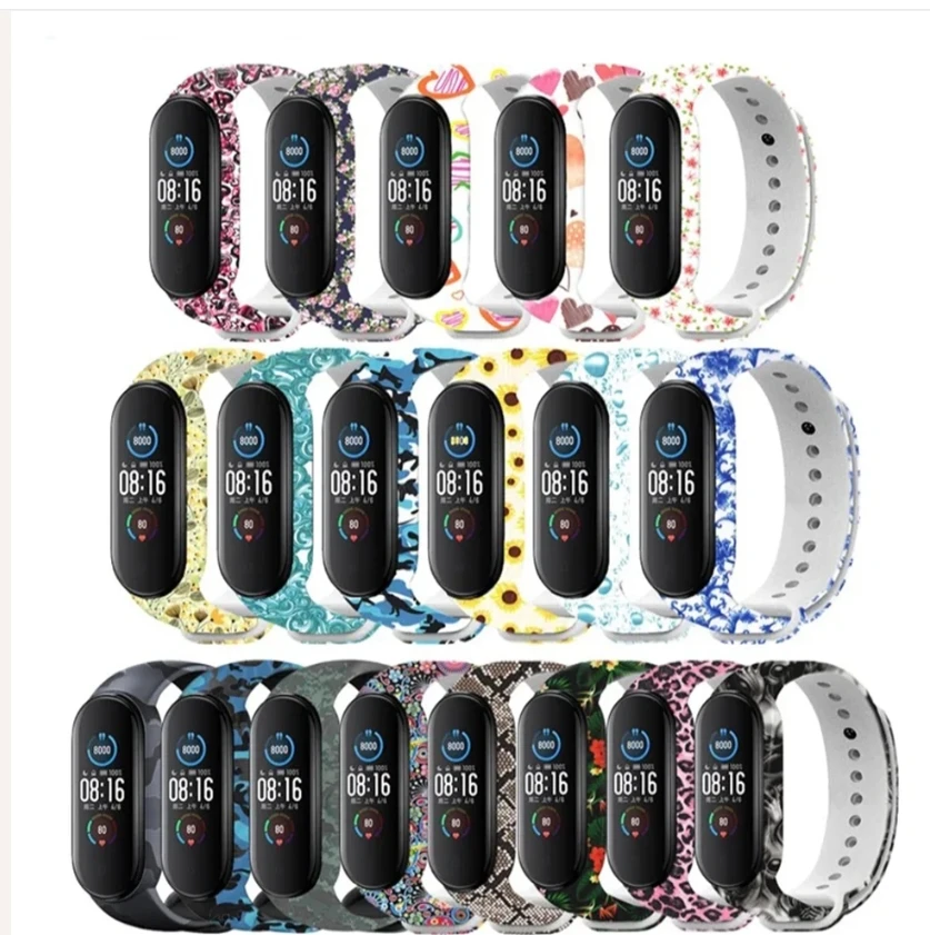 حزام ساعة سيليكون لسوار Xiaomi Mi Band 3 ، 4 ، 6 ، 5 ، سوار ، استبدال سوار ساعة المعصم ، ملحقات الساعة الذكية