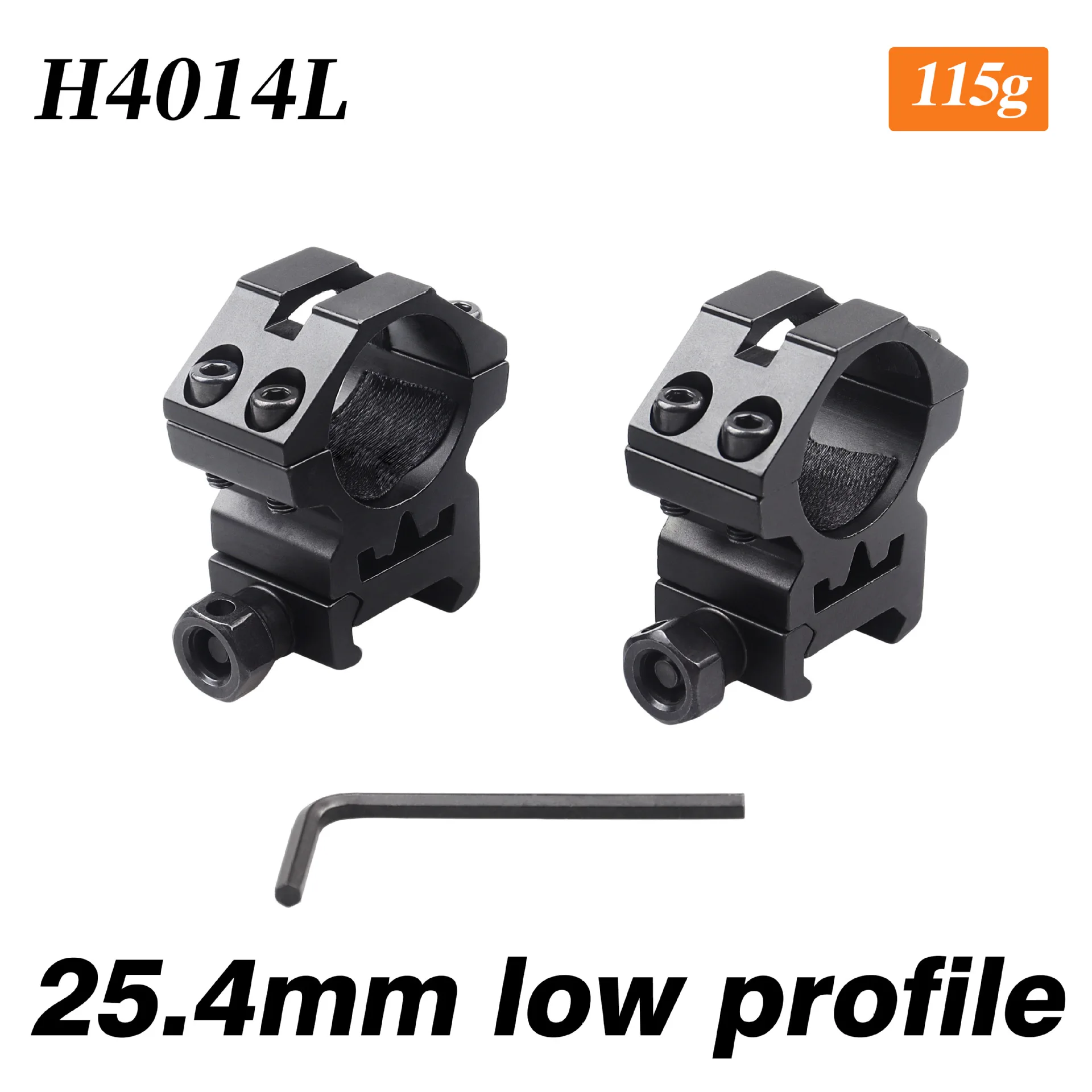 Soporte de anillo de alcance de 25,4/30mm, riel de 21mm, pistola de juguete, mira telescópica óptica, linterna, adaptador de montaje de mira láser, 2 uds.