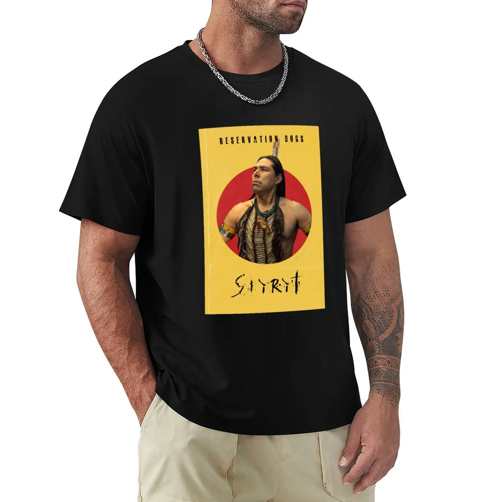 

Spirit - Reservation Dogs T-Shirt summer tops oversizeds valentines clothes shirts graphic tees black t shirts for men