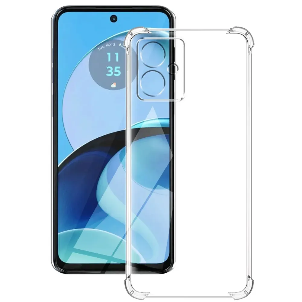 For Motorola Moto G14 Case Clear Shockproof Soft Silicone Phone Case For Moto G10 G13 G20 G23 Coque For Moto G30 G53 G73 Funda