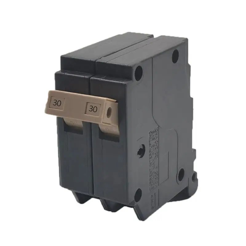 

【FITTING】CH230 2-Pole 30-Amp Circuit Breaker, Type CH 3/4-Inch Plug-On Molded Case Circuit Breaker, Thermal Magnetic Protection