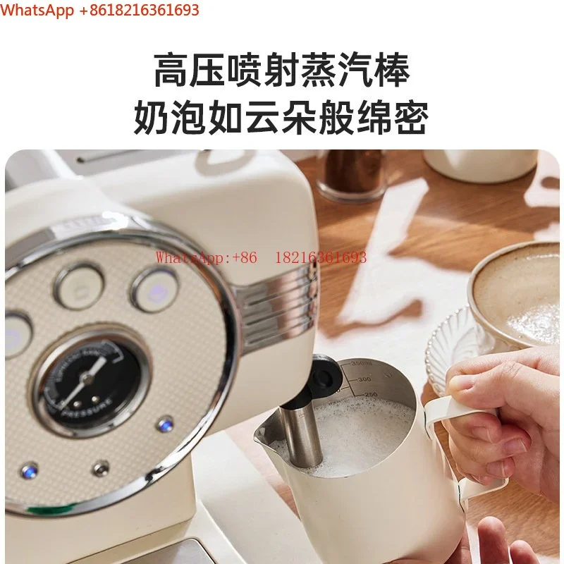 2026 Limited Offer Household Advanced Italian Semi-automatic Steam Milk Foam Extraction Coffee Machine