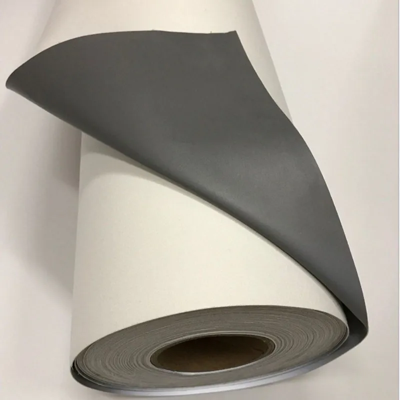 Tela reflexiva do couro do plutônio/PVC, 50cm * 1m