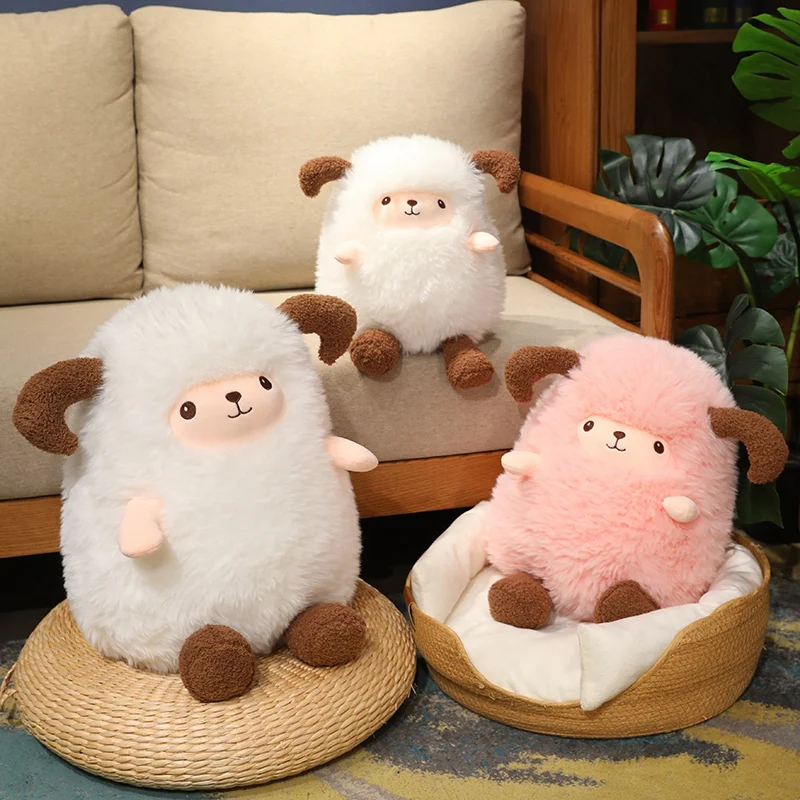 Cute Sheep Plush Dolls Kawaii Rabbit Alpaca Toys Stuffed Soft Animal Pillow Birthday Wedding Party Throw Toys