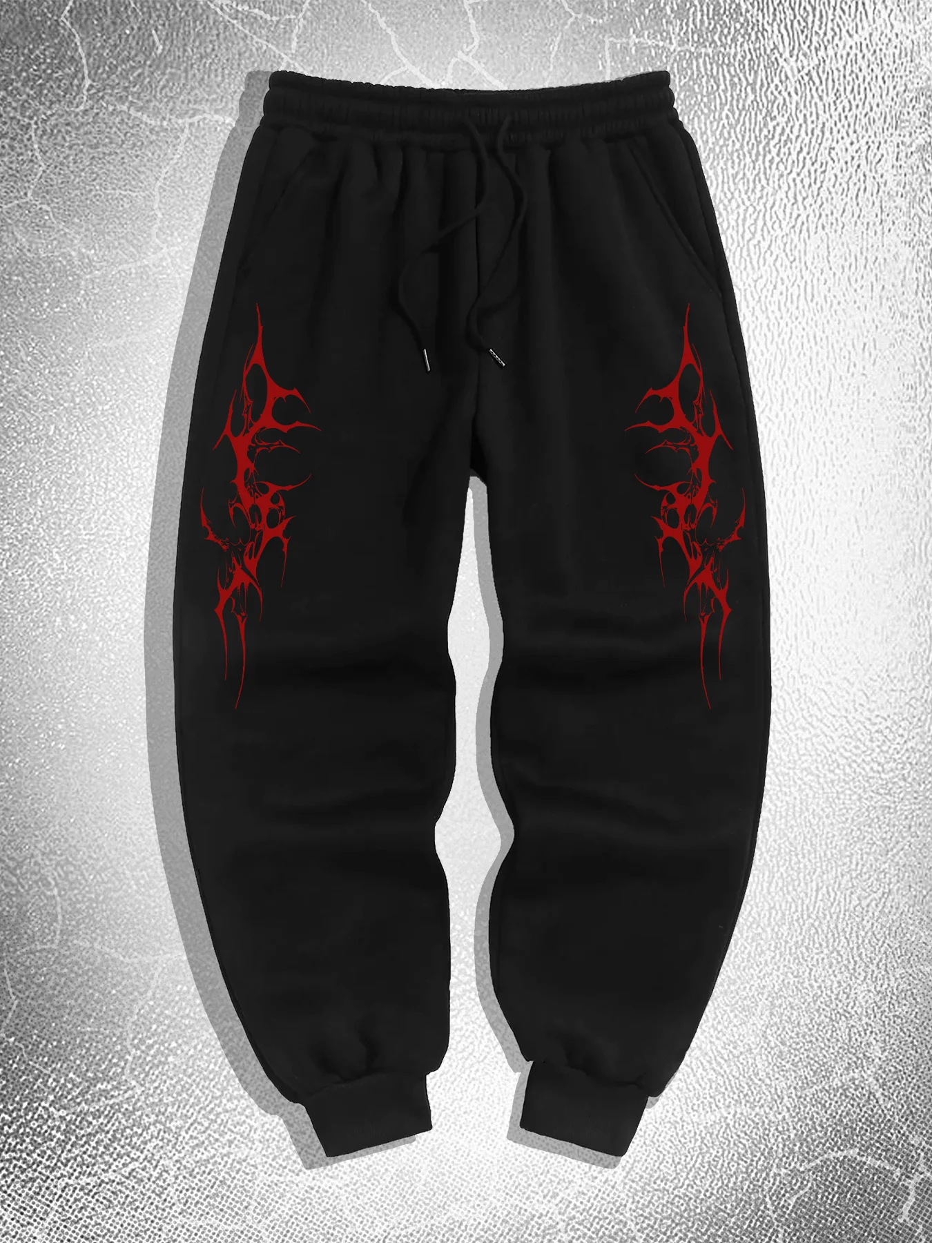 

Gothic Textured Cool Harajuku Versatile Solid Color Daily Outdoor Running Fitness Breathable Casual Comfortable Men Sports Pants