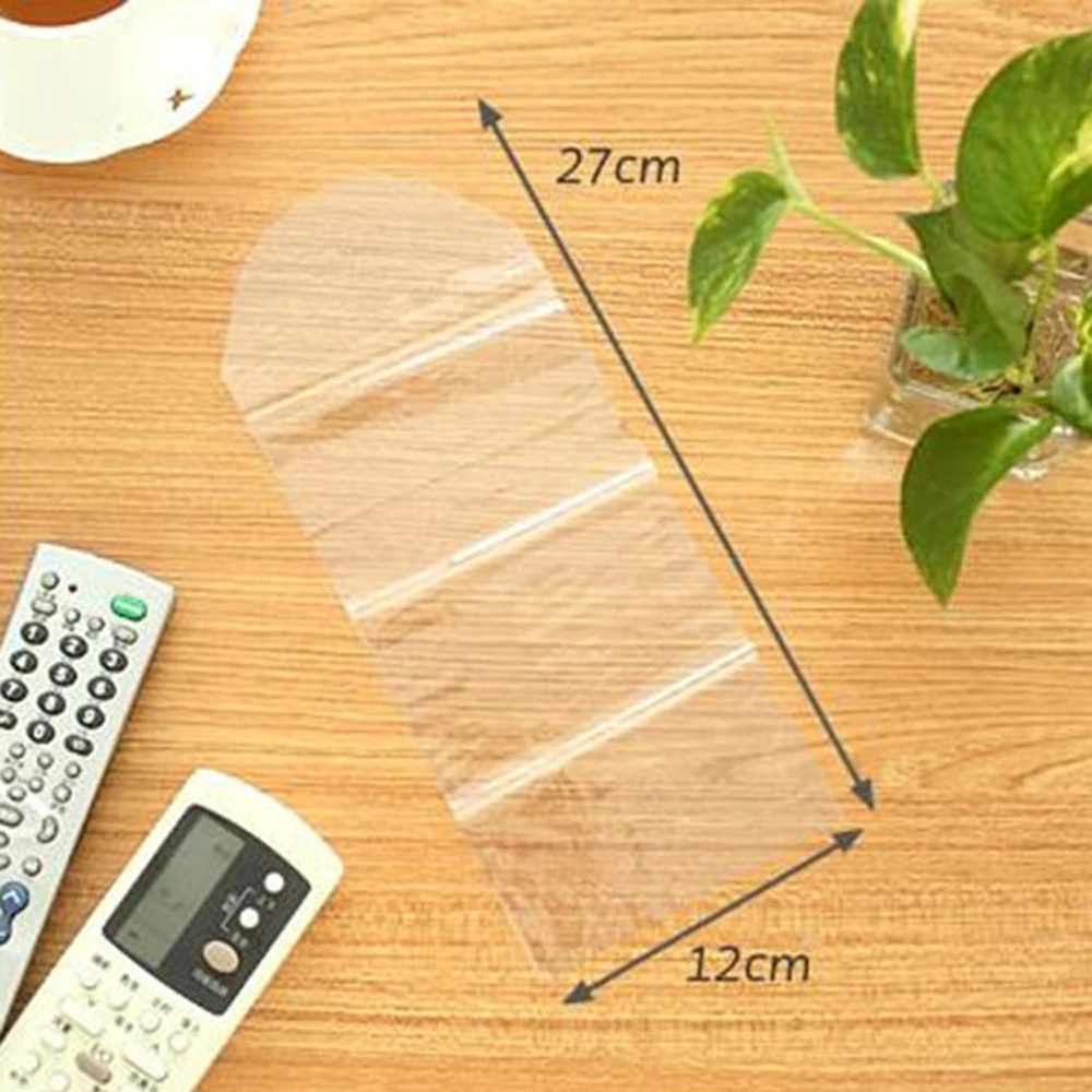 Clear Video Waterproof 27*12cm Dust Proof Remote Control Cover Heat Shrink Film Air Condition Case Remote Control Protector