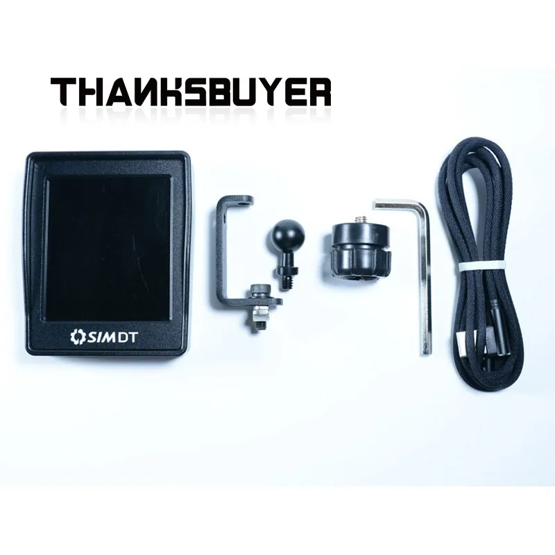 SIMDT G2 Gear Speed Display, Sim Racing Dashboard Type-C, SIMHUB Custom Function Racing Simulator Display