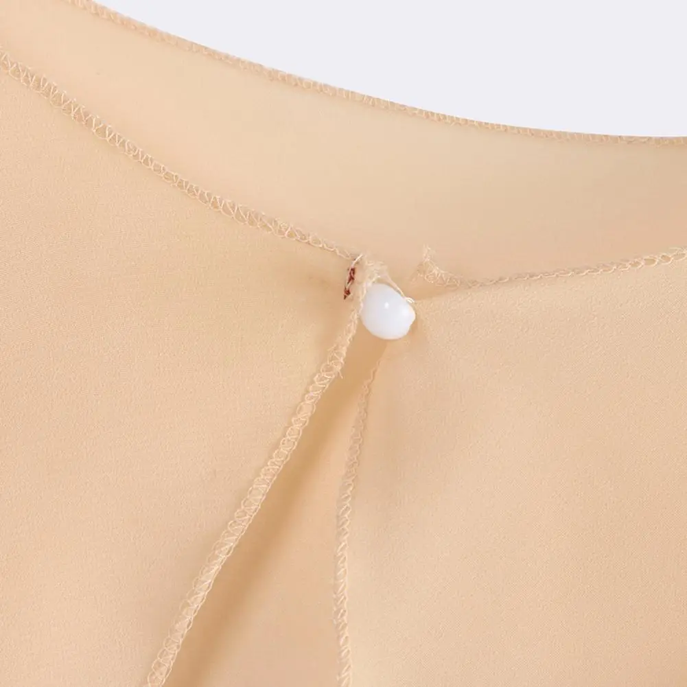 Women Shawl Solid Color Front Buttons Closure Chiffon Shawl Loose Type Perspective Anti-UV Women Cape Clothing Accessories