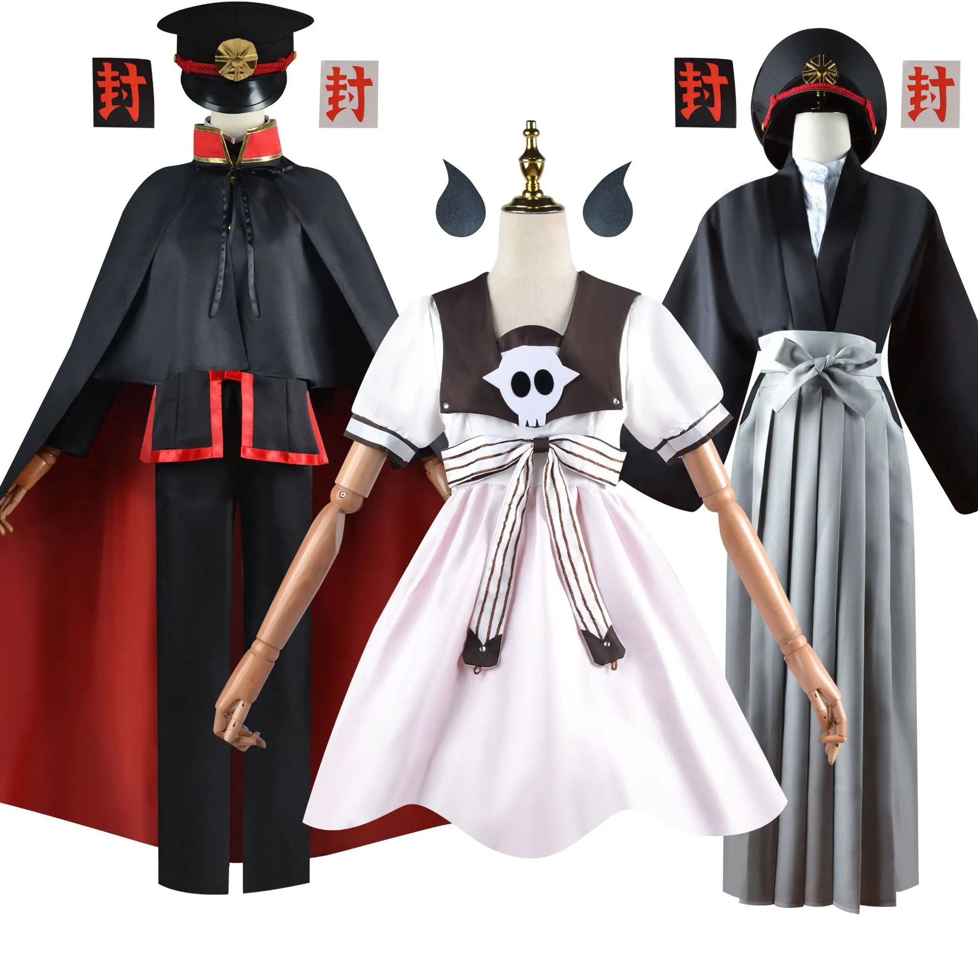 

Yashiro Nene Cosplay Costume Anime Jibaku Shounen Hanako Kun Performance Costume Wig Halloween Christmas Uniform Gift