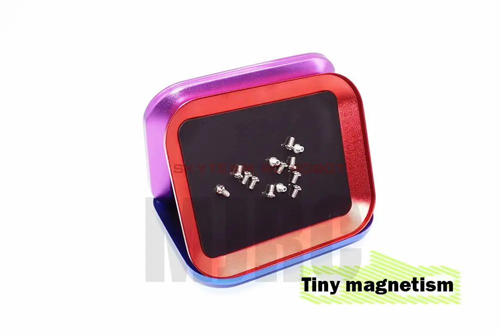 Rc Automotive Repair Tool Aluminum Alloy Magnetic Screw Tray For The Rc Tractor Rc Model Repair Tool Axial Scx10 D90 D110