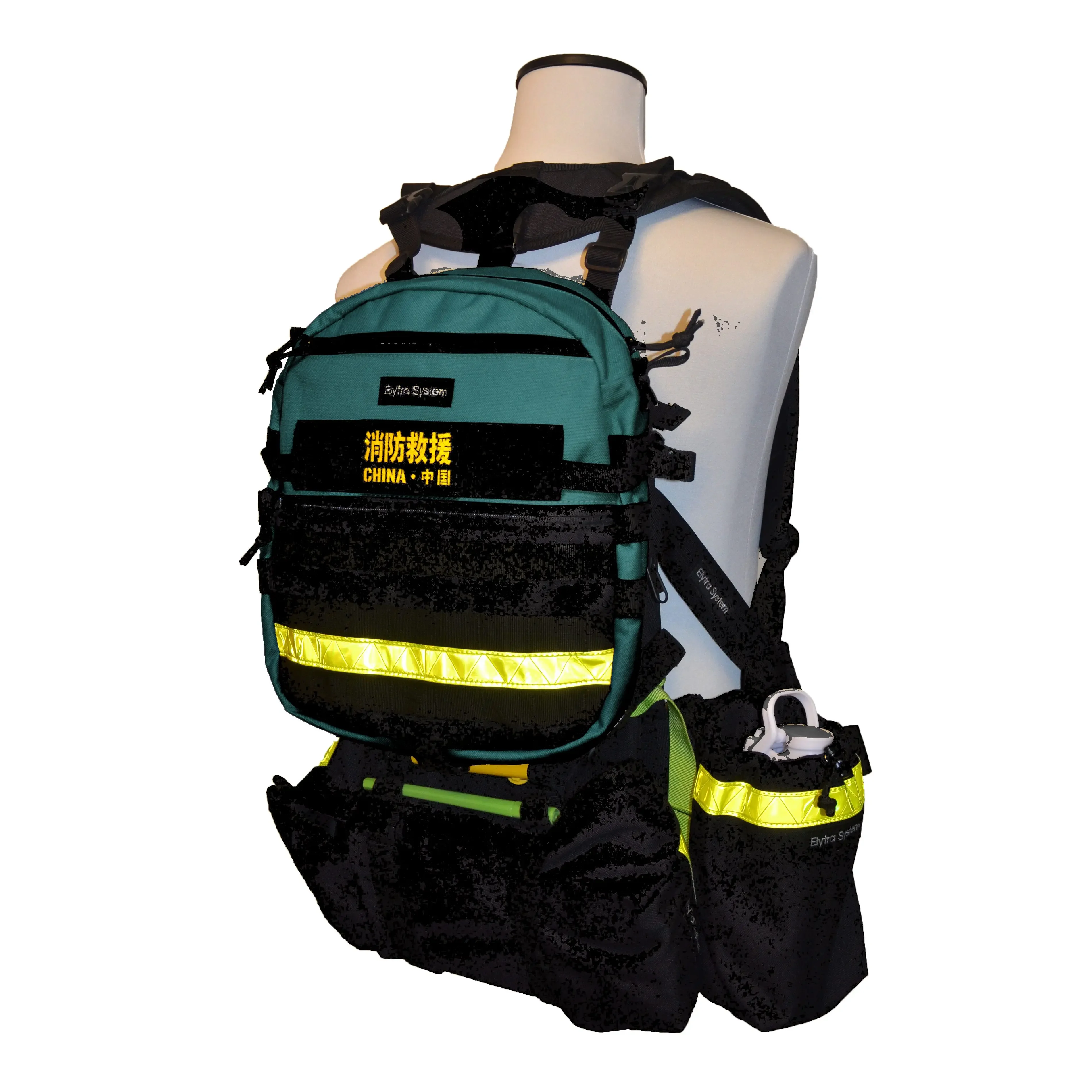 4 in 1 Combination High Capacity Firefighter Fireman Rescue Backpack Forrest Wildland Emergency Rescue Hydration