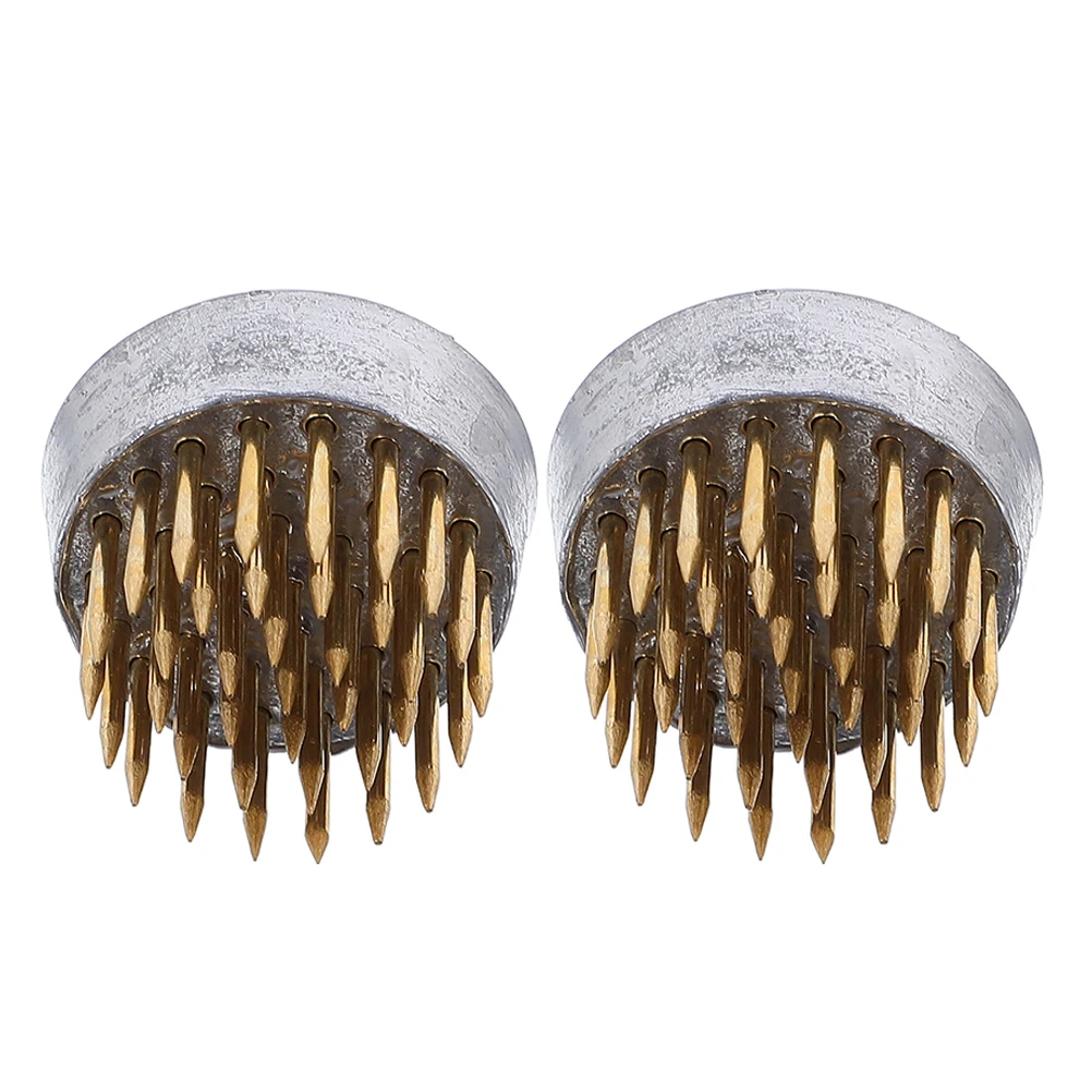 

2 Pcs Flower Arrangement Frog Accessories Bouquet Supplies Flowers Floral Design Frogs for Arrangements Silver Spikes