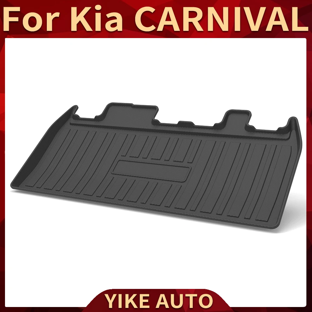 

Для Kia CARNIVAL 2021-2024 автомобильный грузовой вкладыш всепогодный TPE нескользящий коврик в багажник водонепроницаемый лоток аксессуар для ковра багажника