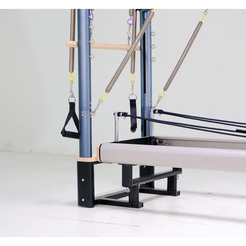 Premium Alloy Adjustable Pilates Core Trainer Half Tower Frame Black Full Jump Box Silent Slide Commercial Fitness Equipment