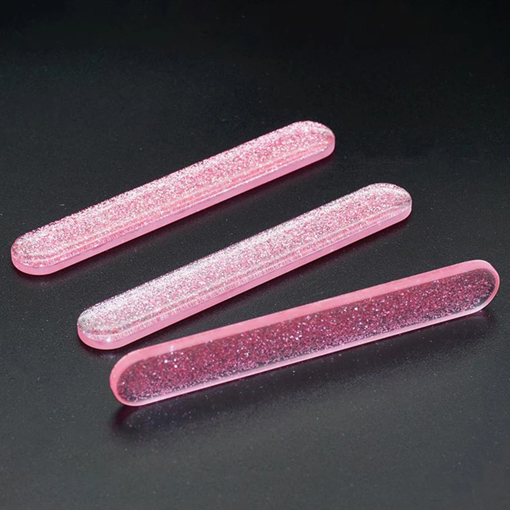 ตะไบเล็บแก้ว 8 ชิ้น เครื่องมือขัดเงา ตะไบเล็บมือ ตะไบเล็บปลอม ตะไบนาโนสำหรับต่อเล็บ