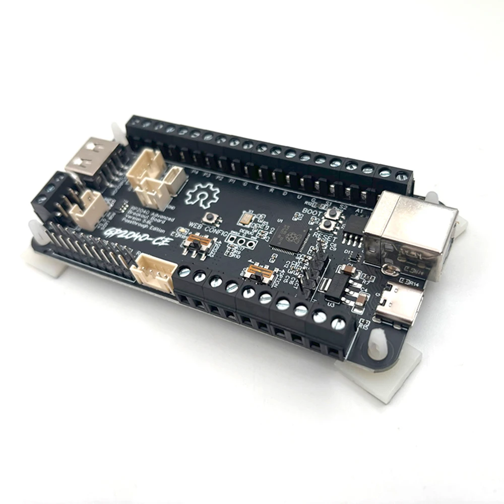 GP2040 RP2040 Advanced Breakout Board USB Passthrough Fighting Board for Arcade Hit box DIY Fighting Stick Work For PC PS4