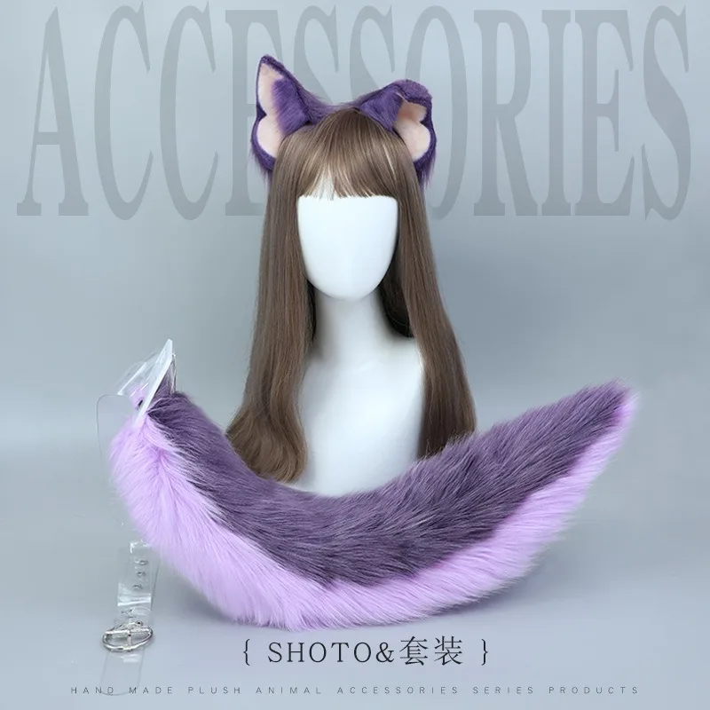 かわいい犬耳カチューシャ-ロリータコスプレヘアアクセサリー-jkガール-ハロウィンパーティー-ロールプレイヘアフープ-キツネ耳-猫耳ヘッドドレス