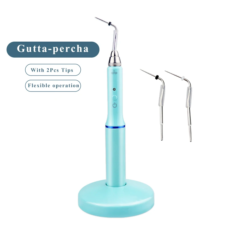 Dental Cordless Wireless Gutta Percha Obturation System Endo Heated Pen With 2Tips Dentistry Dentist Lab Odontología Odontologia