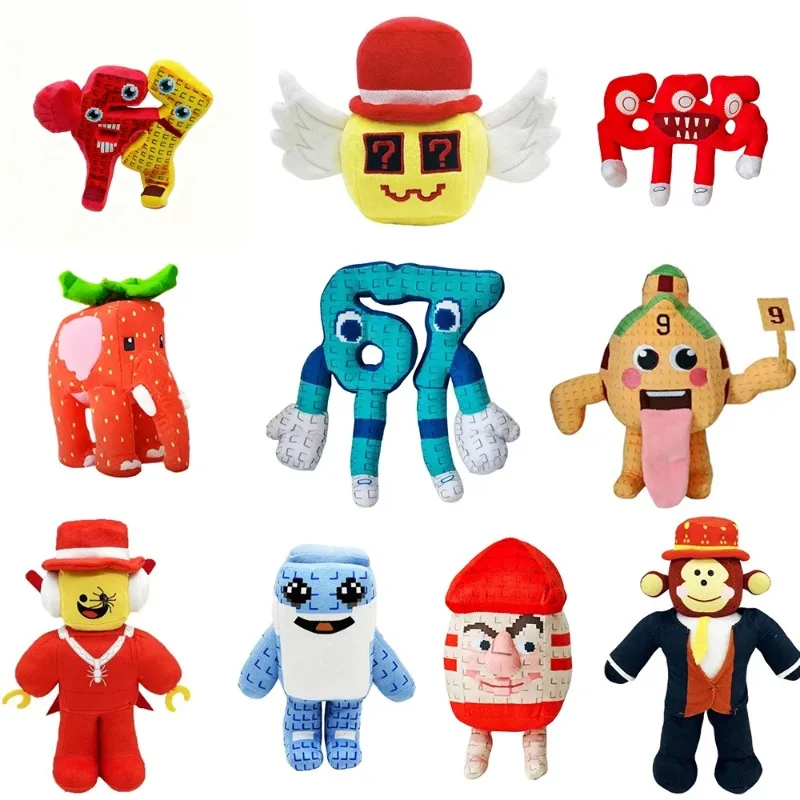 

Steal a Brainrot Jandel Plush Toy Soft Stuffed Animal Plushies Toy 67 Brainrots Italian Brainrot Chair for Kids Christmas Gift