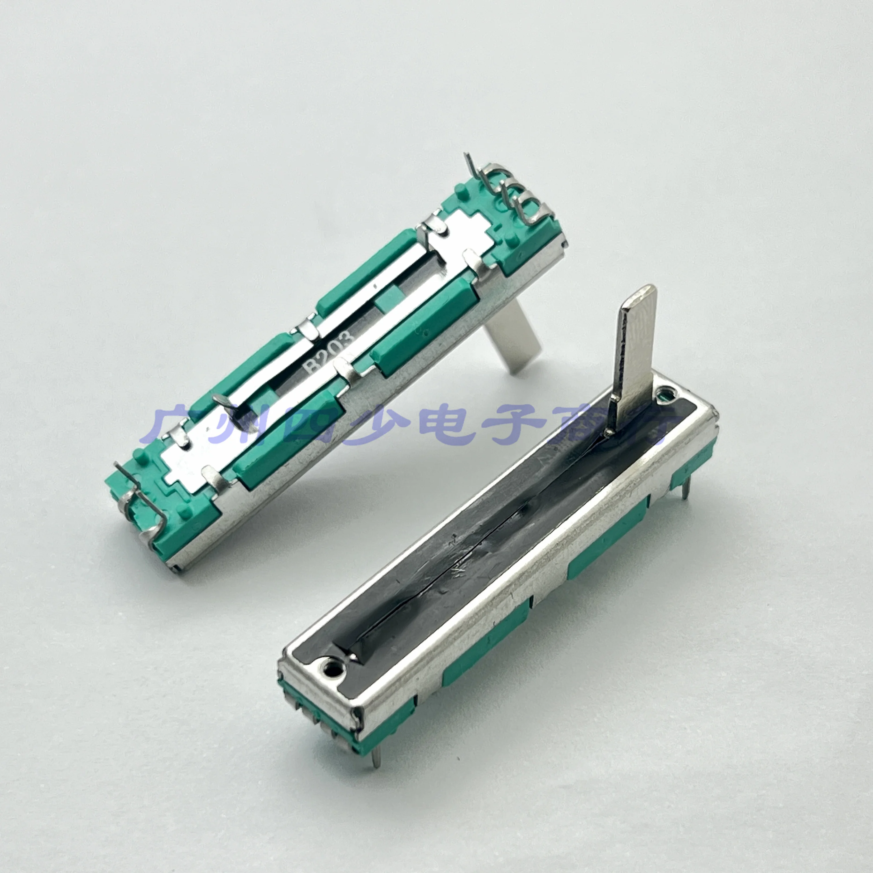 1 PCS 45mm dual direct sliding potentiometer B10K B20K B50K B100K handle length 15mm