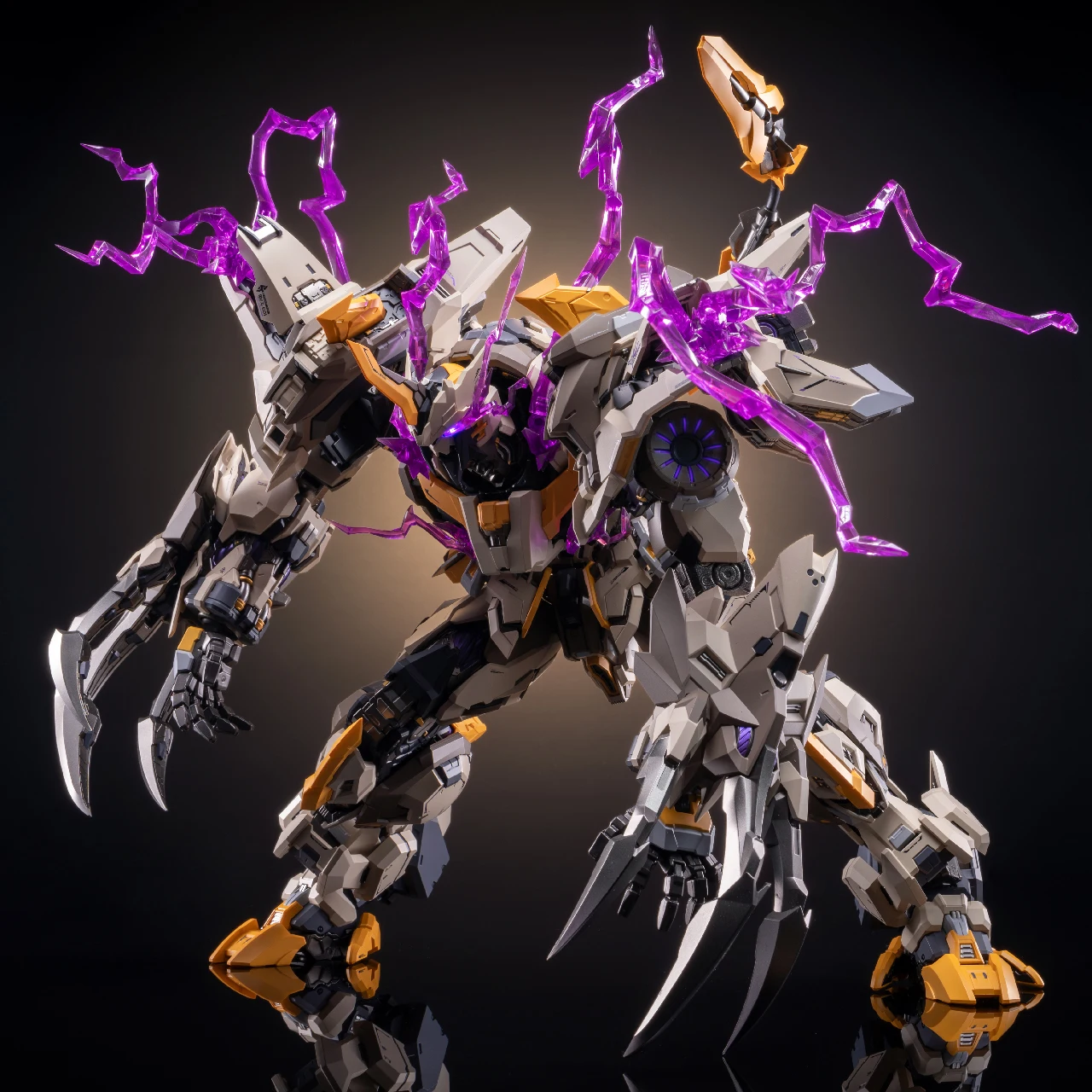 

MOSHOWTOYS MCT-E01 MS0006 Whip Of God Perfection Action Mecha Figure Model With Magnetic Suction Lamp Group Control Collection