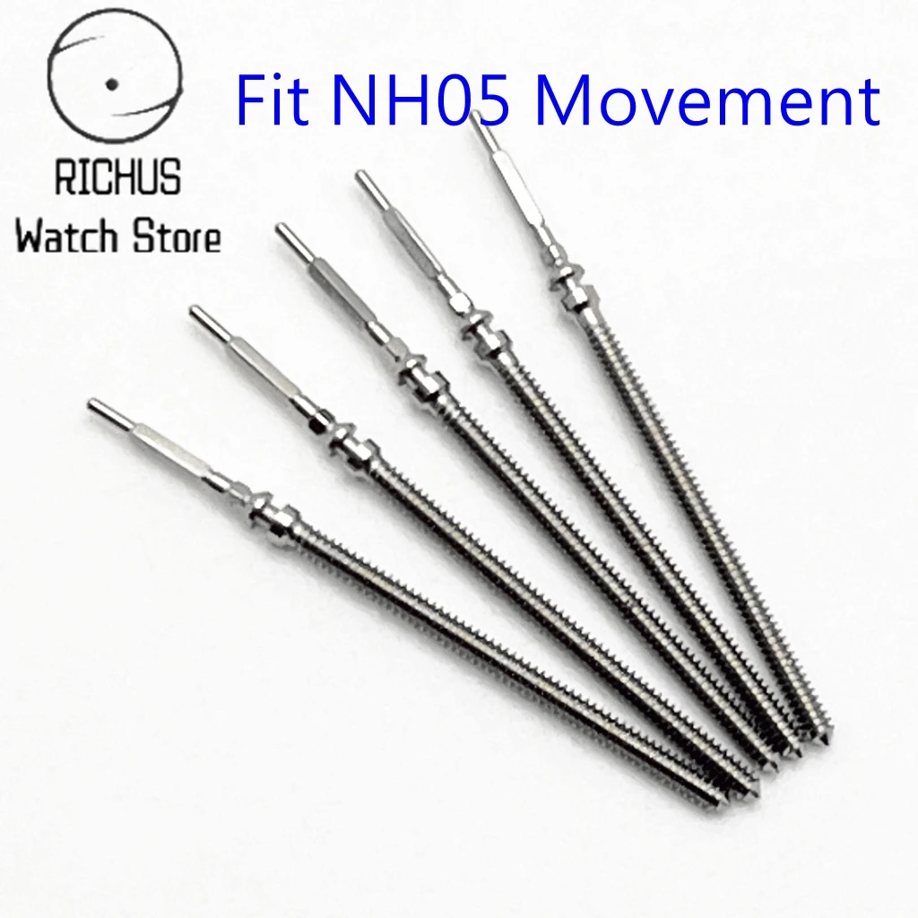 Uhr Crown Stem Edelstahl Ersatzteile Fit NH05 Automatische Mechanische Bewegung Uhr Zubehör Teile