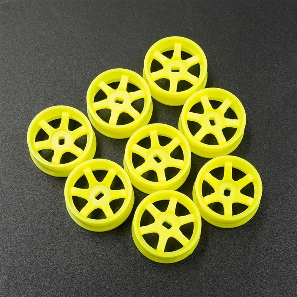 ヤードレーシング-ナローリムセット,8.5mm,オフセット0 1 2 3,蛍光黄色