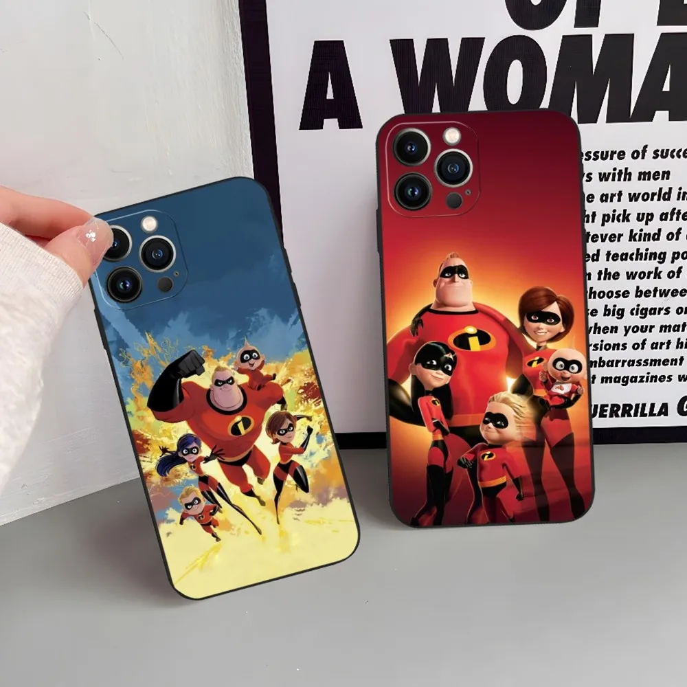 The Incredibles Phone Case for iphone 15 Pro 14 13 Mini 11 12 Max Xr X Xs 7 8 Plus 6 Cover