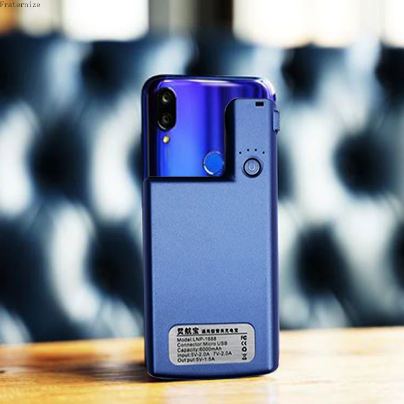 External Battery Charger Case For Xiaomi Mi Max 2 3 Play Shockproof Phone Case Power Bank Portable back clip rechargeable Capa