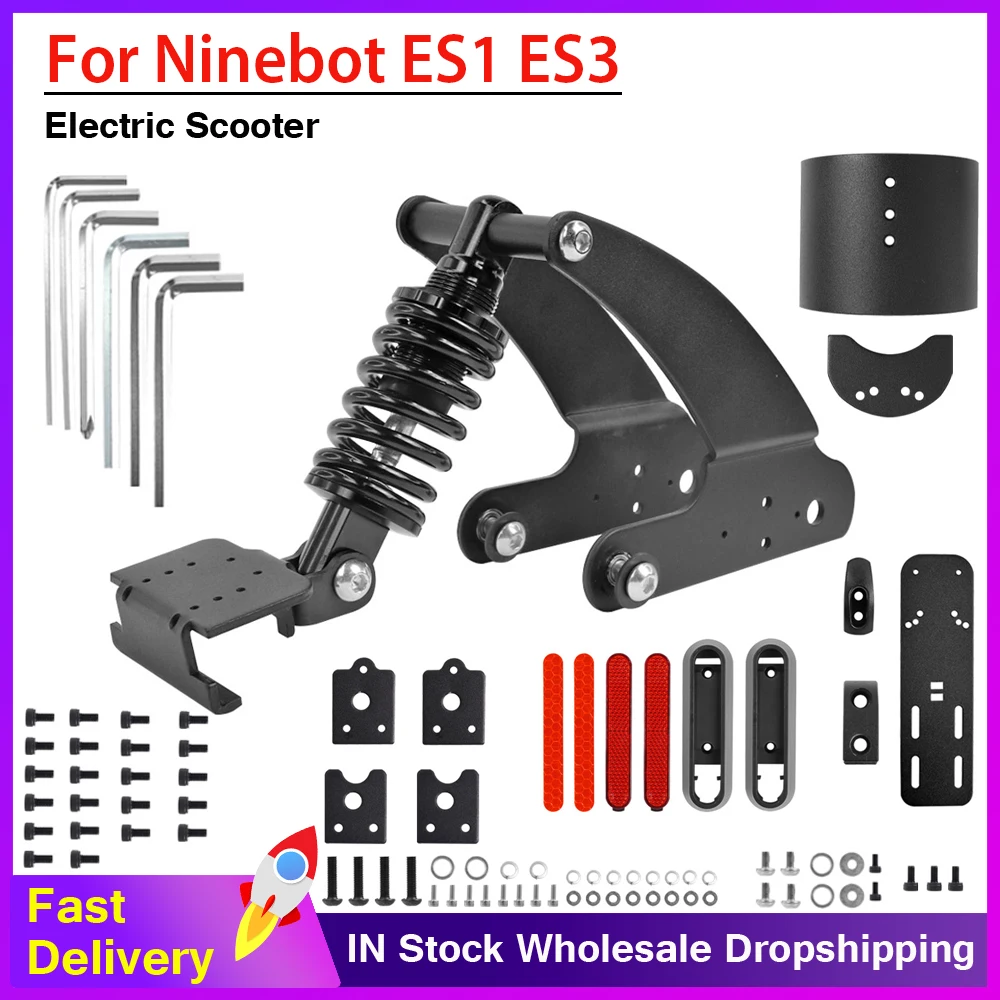 

Electric Scooter Rear Shock Absorption Part Rear Suspension Kit for Ninebot ES1 ES3 Electric Scooter Rear Tube Shock Absorption