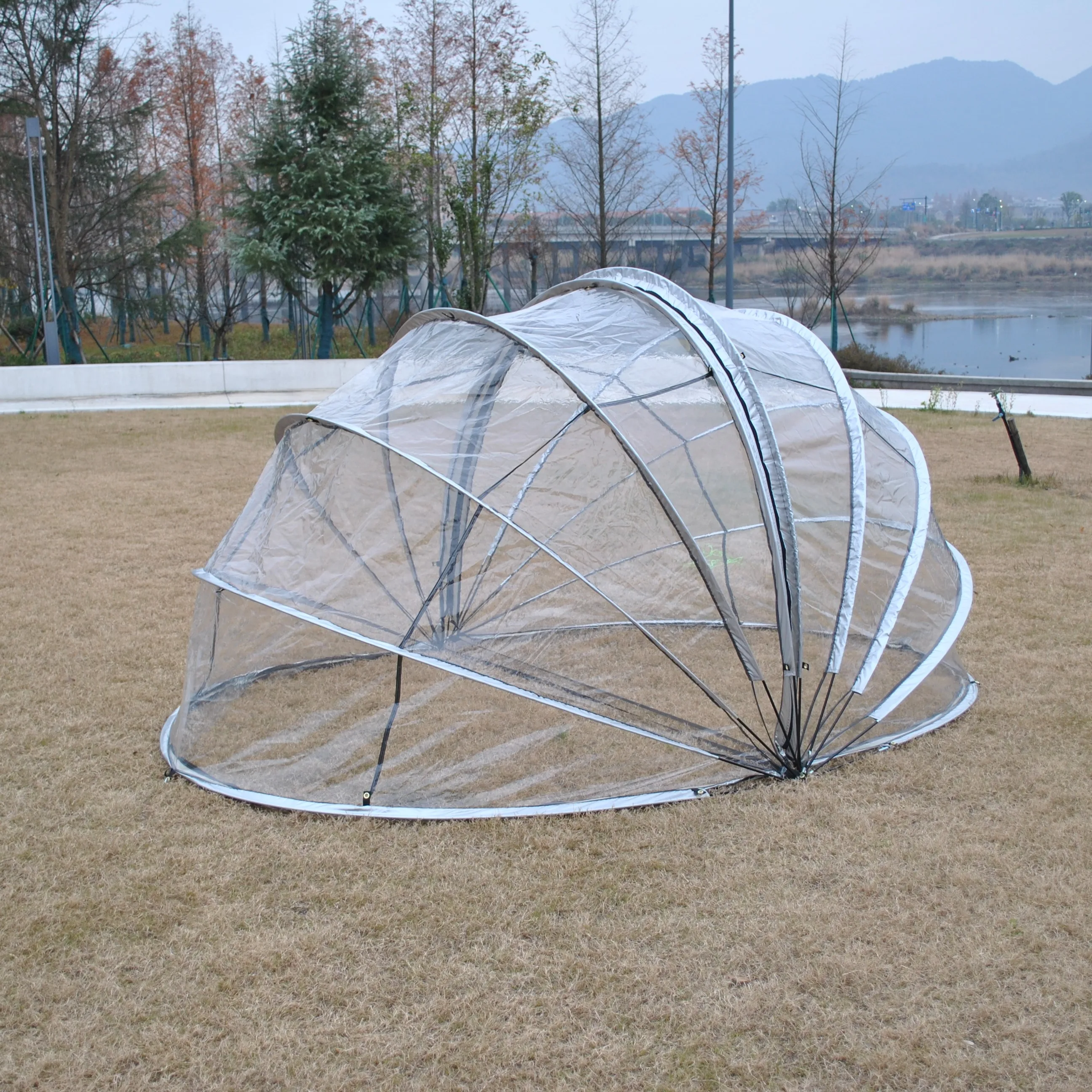 Unique Bubble House Garden Plant Planting Tent, CZX-696 Greenhouse Large PVC Transparent Plant Storage Warm Tent, Camping Suppli