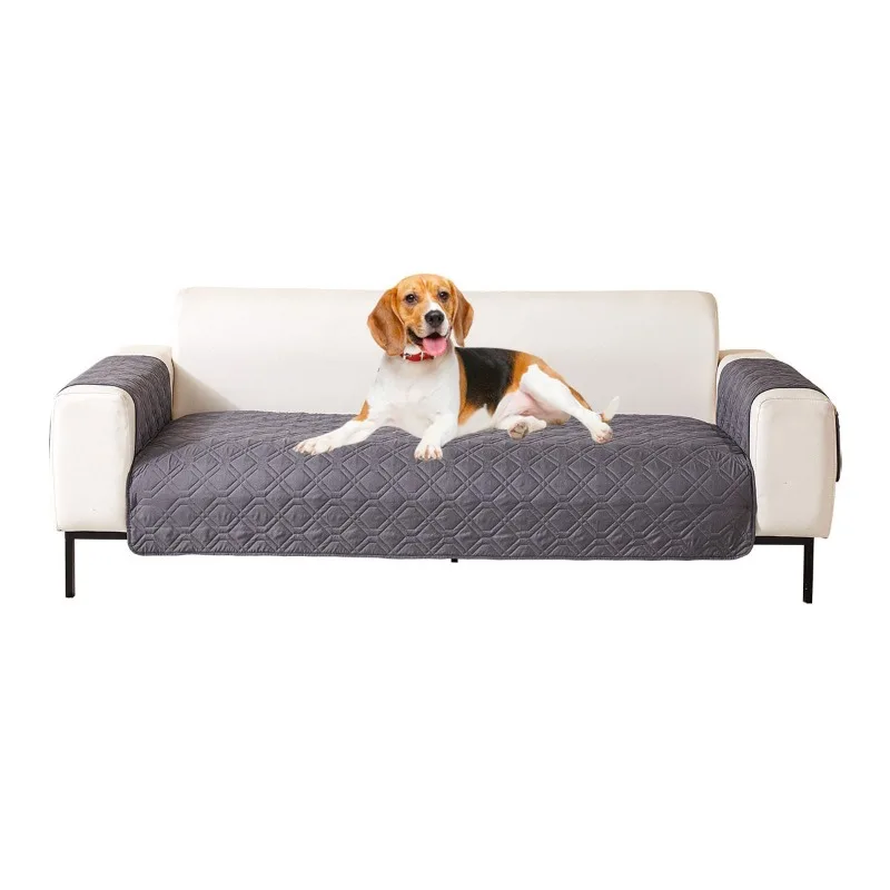 

Eight-character Grid Without Backrest Pet Sofa Cushion with Storage Bag Waterproof Non-slip Pet Cushion Dog Anti-urine Cushion