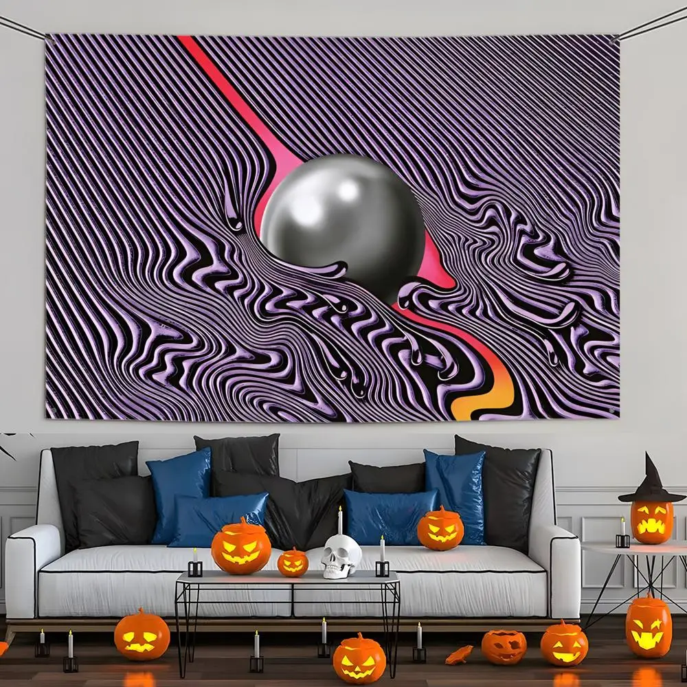 Tame Impala Flags Wandbehang, Wandteppich, dekorative Flagge für den Außenbereich, Hintergrunddecke