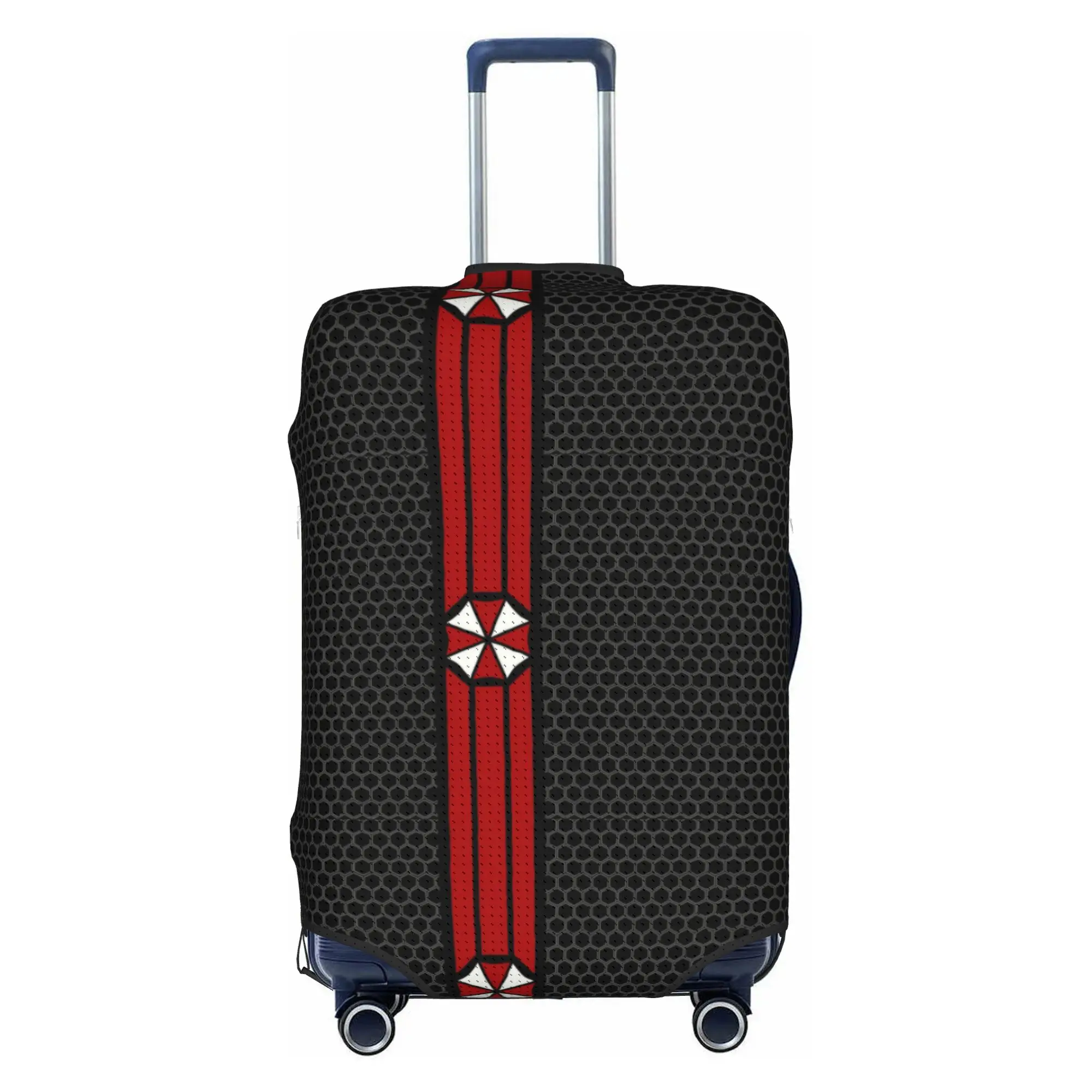 Custom Umbrella Corporation Suitcase Cover Washable Video Game Cosplay Travel Luggage Covers for 18-32 inch
