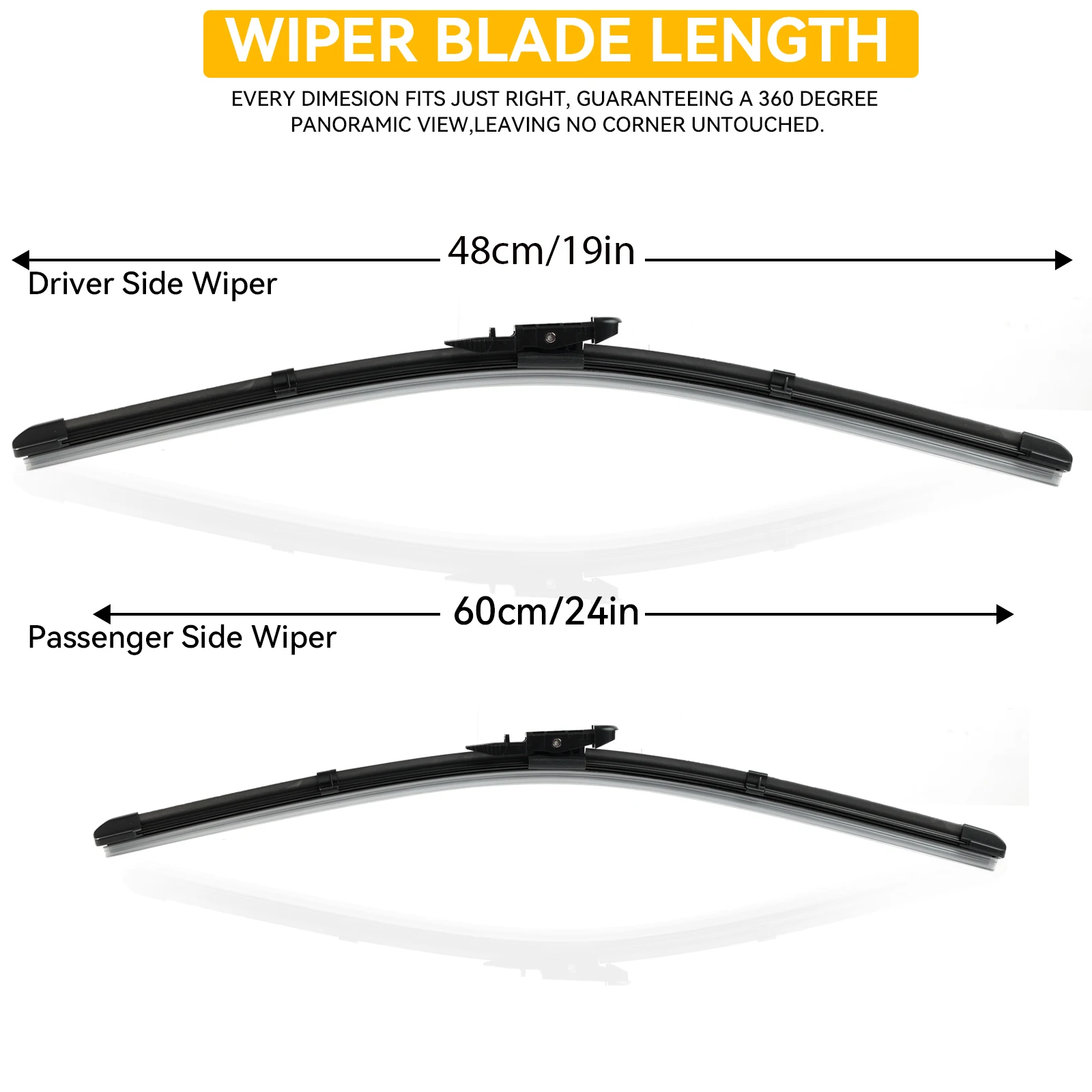 Erick's Wiper LHD شفرات الممسحة الأمامية لرينو كوليوس HY 2009 - 2015 الزجاج الأمامي نظيفة نافذة المطر فرش 24 "+ 19"