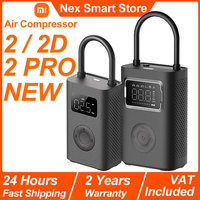 Xiaomi Mijia Portable Air Compressor 2 / 2D / 2PRO, Smart Digital Tire Pressure Detection Inflator, Portable Electric Air Pump