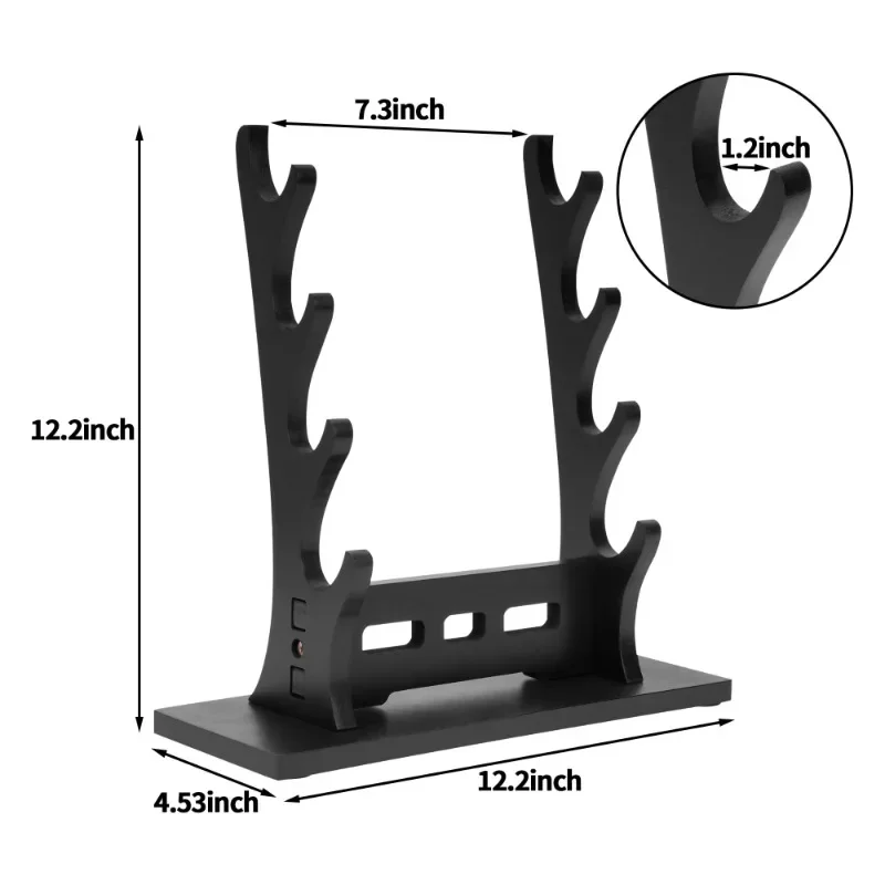 5layers Wooden Sword Shelf Stand Schwert Storage Support Display Reak Japanaese Katana Sabre Rack Holder Organizer House Decor