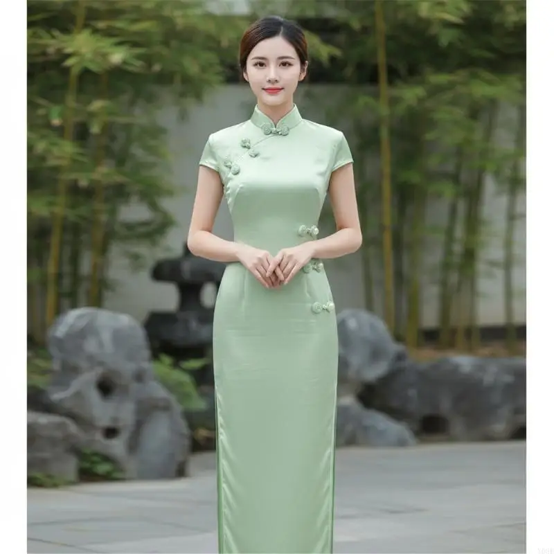 10 Stück handgefertigte Satin-Perlenverschlüsse, traditionelles chinesisches Qipao-Zubehör, praktische, freundliche Knöpfe Y08E
