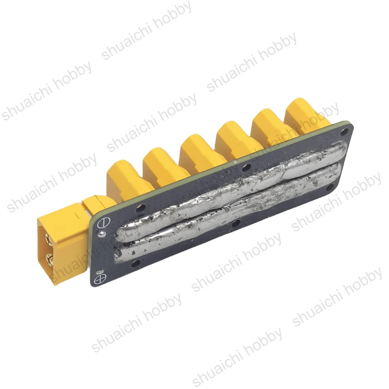 1 個 DC 0-100V 150A 電源分配ボード、1 対 6 XT60 コネクタ付き電源分配器 PDB モジュール、RC カー/潜水艦/ロボット用