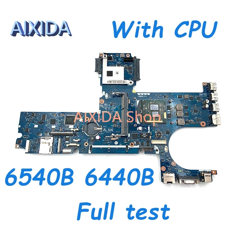 

AIXIDA KEL00 LA-4892P 593842-001 593840-001 Mainboard for HP Probook 6540B 6440B Laptop Motherboard HM57 DDR3 Free CPU