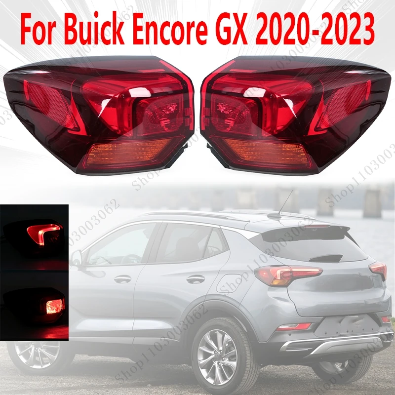 Tail Lights Without Bulbs For Buick Encore GX 2020 2021 2022 2023 Car External Rear Bumper Turn Signal Drive Light Parking Light