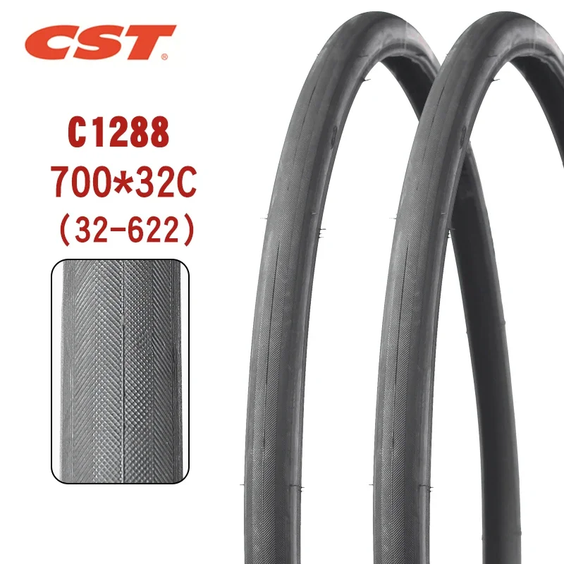 CST Road Bicycle Tire 700C Wear Resistant 700x32C Bike Parts 32-622 100PSI Station Wagon Road Cycling Tyre C1288