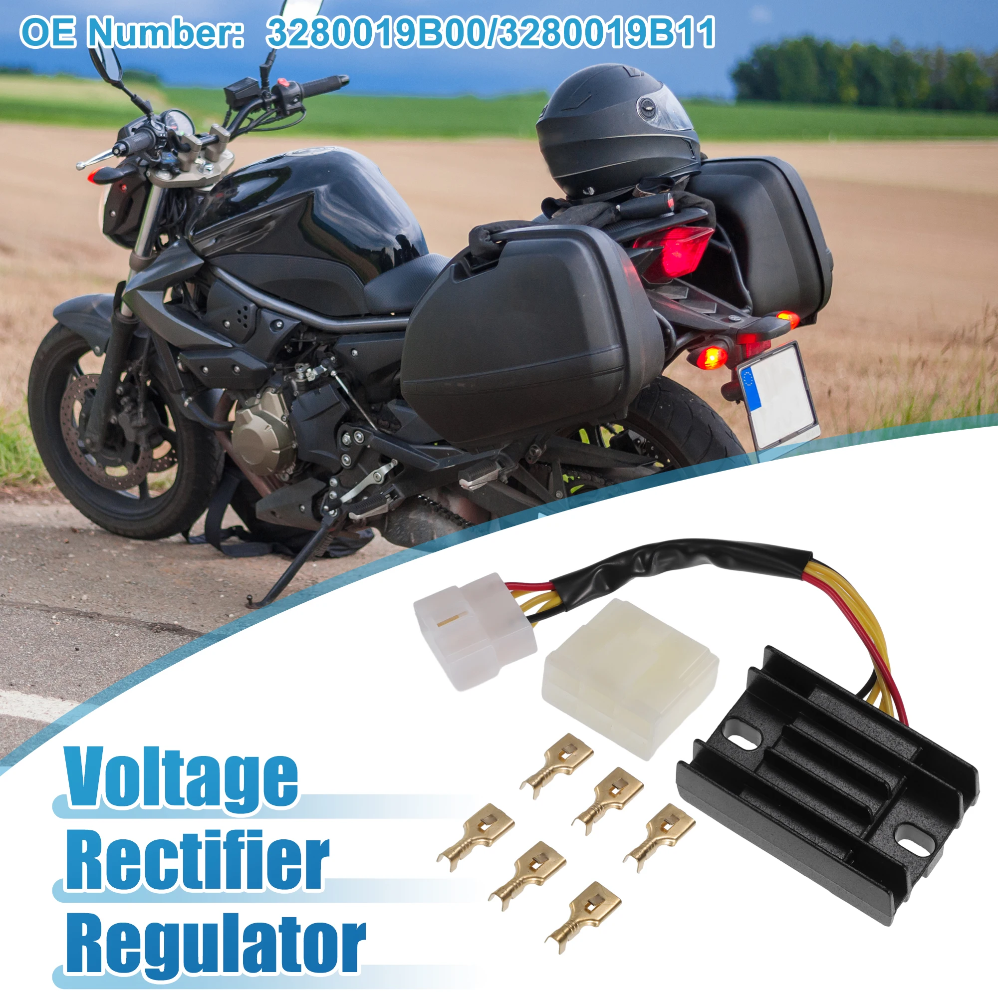 

Motoforti Motorcycle No.3280019B11 Voltage Rectifier Regulator for SUZUKI ATV LT160E QUADRUNNER 160CC 1989-1992