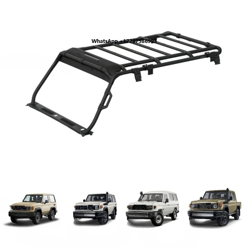 URNIETA Aluminum Alloy Luggage Rack Module Kit for OLIVER for Land Cruiser Low Wind Noise Off-Road Roof Platform