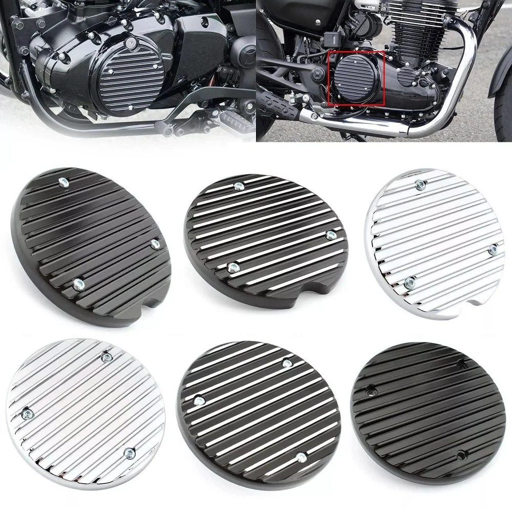 Motorcycle Left/Right Engine Clutch Cover Guard Timer Protector Crank Case Stator Cap For Honda GB350 NC59 CB350 CB350S 21-up