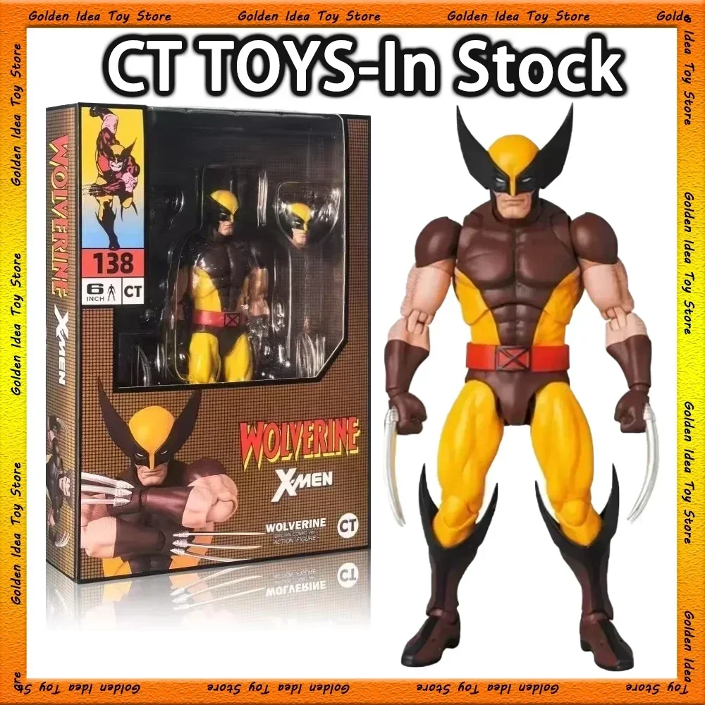 Ct Toys Wolverine Action Figure Mafex 138 Figurine Deadpool Wolverine Deadpool 3 Statue Model Decor Toys Kids Christmas Gift