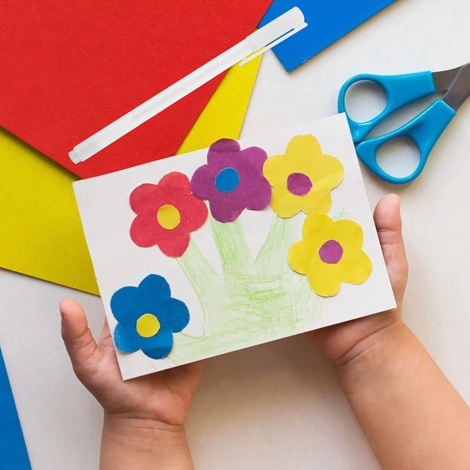 6 قطع من أقلام الغراء اليدوية لصناعة سريعة الجفاف وتصميم رائع ومشاريع فنية متعددة الاستخدام ومستلزمات مكتبية للفصل الدراسي