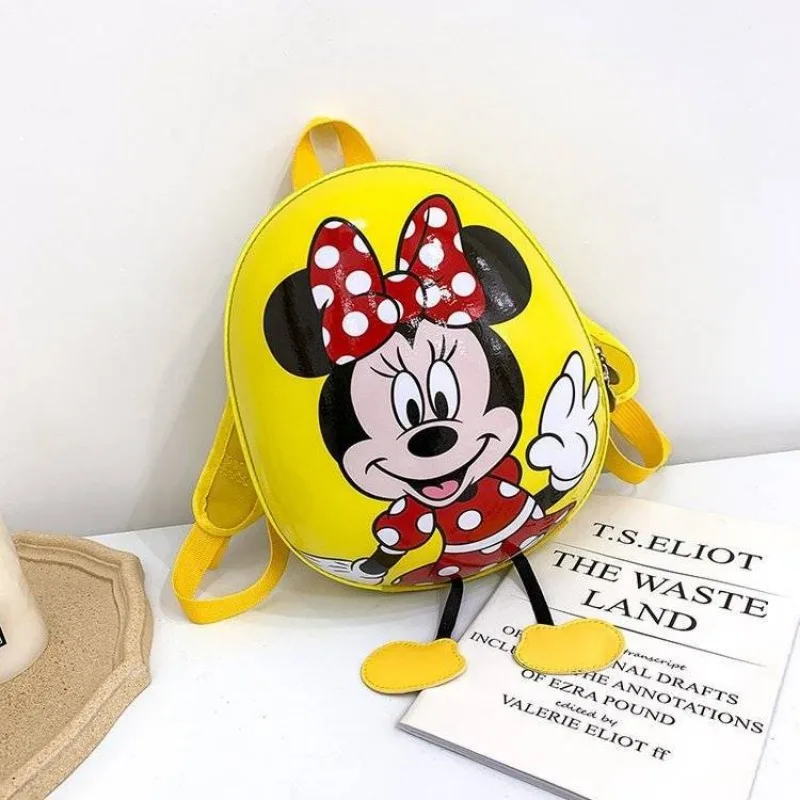 Disney  Mouse Mickey Mouse Cartoon Cute Small Fun Kindergarten Male and Female Baby Hard Shell Small School Bag Trendy Style