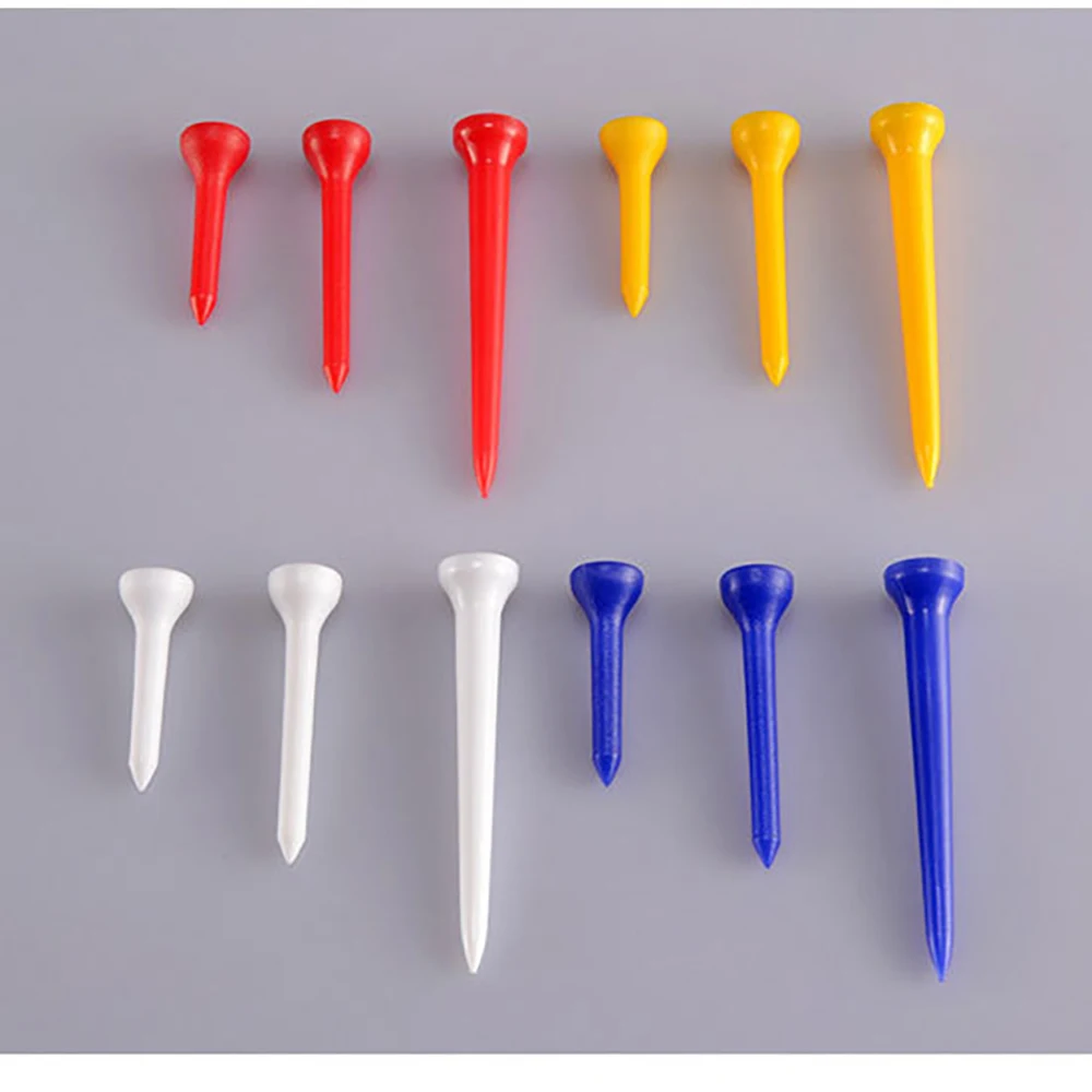 10pcs PGM Golf Tee Plastic Cup Pins Ball Studs Golf Club Ball Qt009 36mm 54mm 70mm 83mm For Various Impact Pads